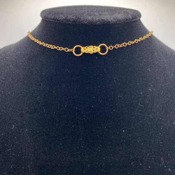 Gold Drop Necklace - Picture 2 of 2